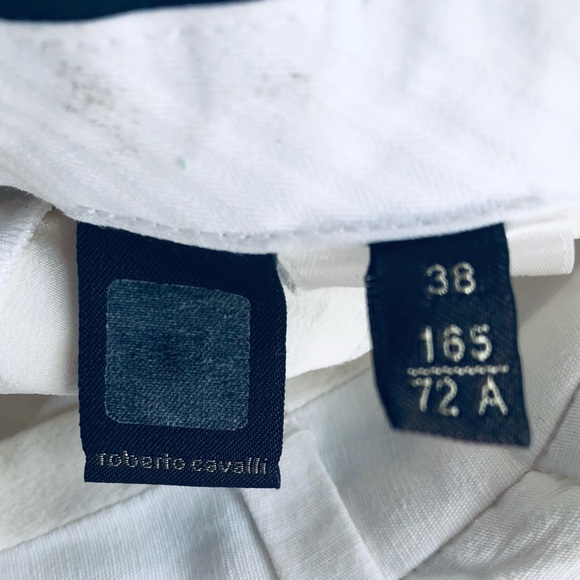 Roberto Cavalli Elegant White Women's Bermudas - Picture 5 of 12